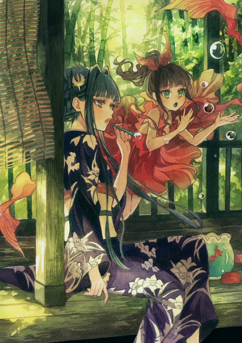 久々金魚ちゃん描きました