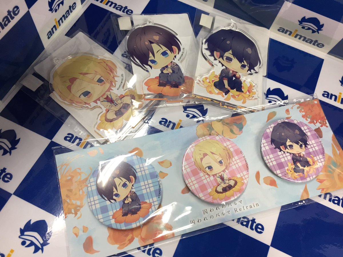 囚われのパルマ Refrain 4周年記念 イラスト 缶バッジ チアキ