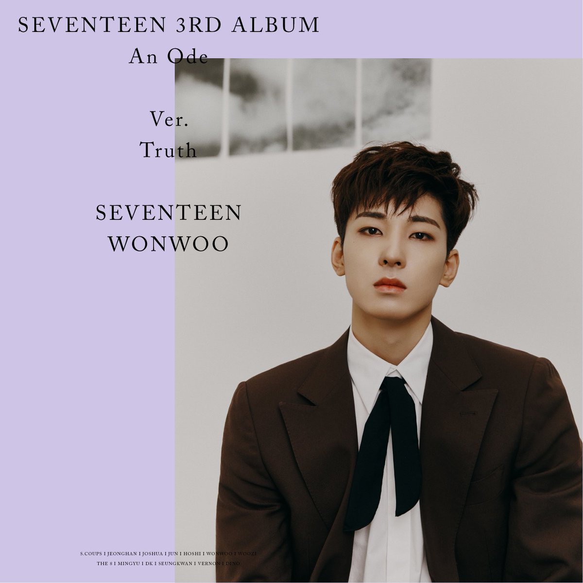 SEVENTEEN 3RD ALBUM 'An Ode' OFFICIAL PHOTO Truth Ver. #Wonwoo