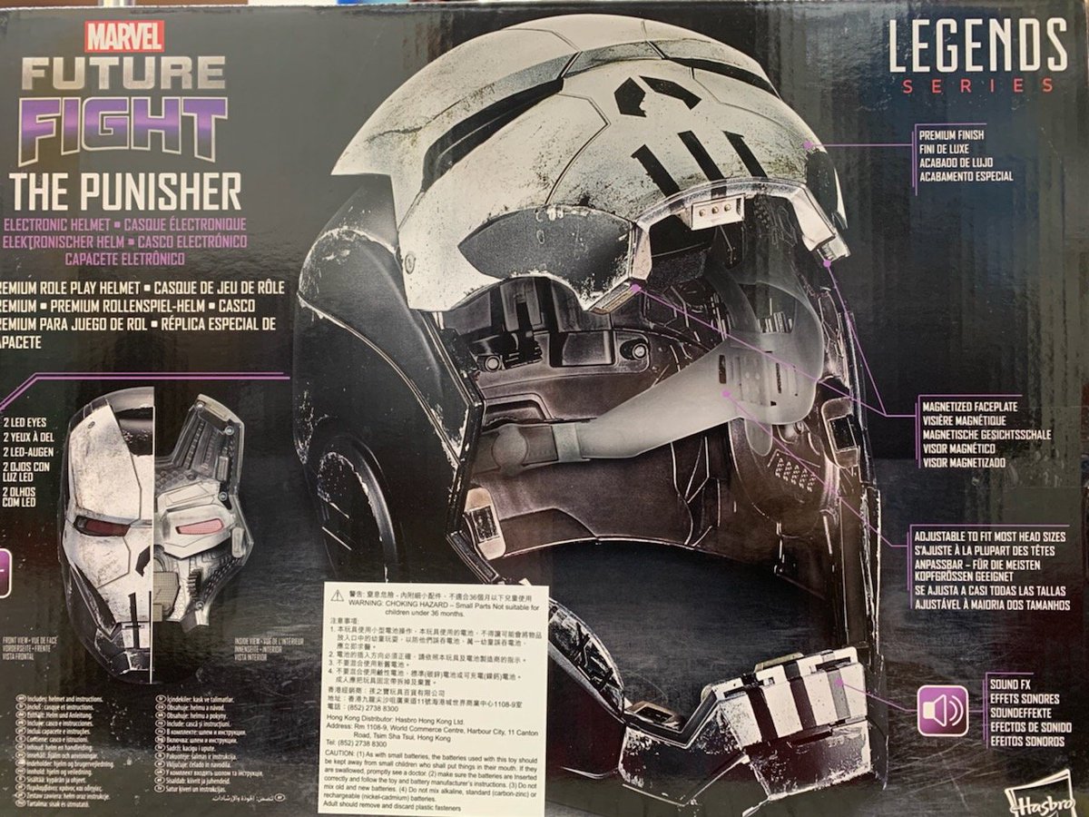 ウォーマシン X パニッシャー ヘルメット ダメージ加工 等身大 1/1