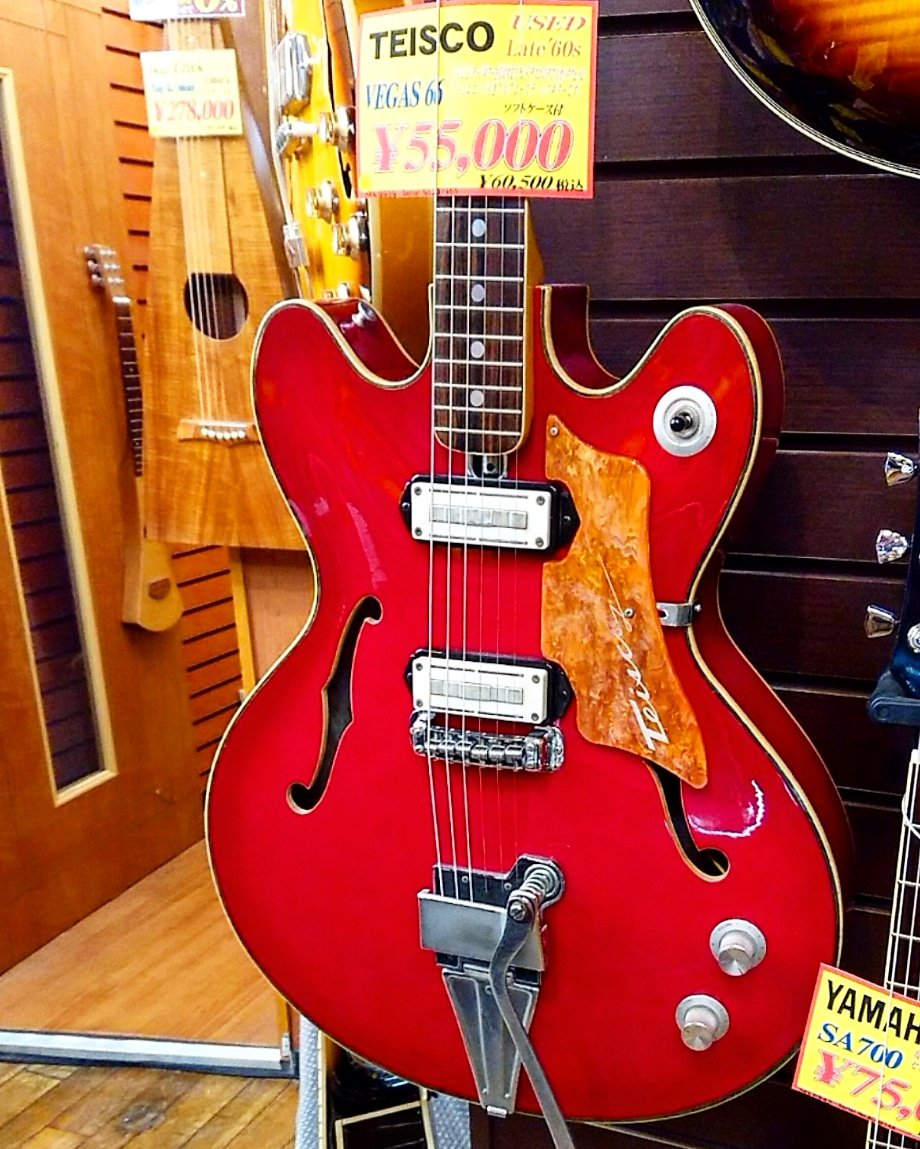 楽器探訪🎸 日本製ビザールギターの雄、TEISCOのセミアコ、『VEGAS66