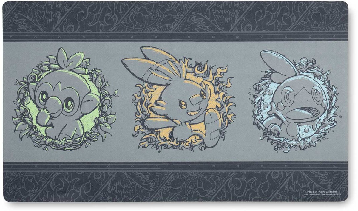 海外のポケセンオンラインでは、一足先に剣盾御三家のサルノリ