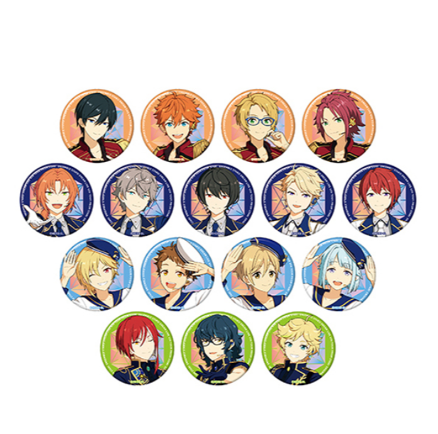 グッズ紹介】 2.キャラバッジコレクション ☆ver.A Trickstar/Knights