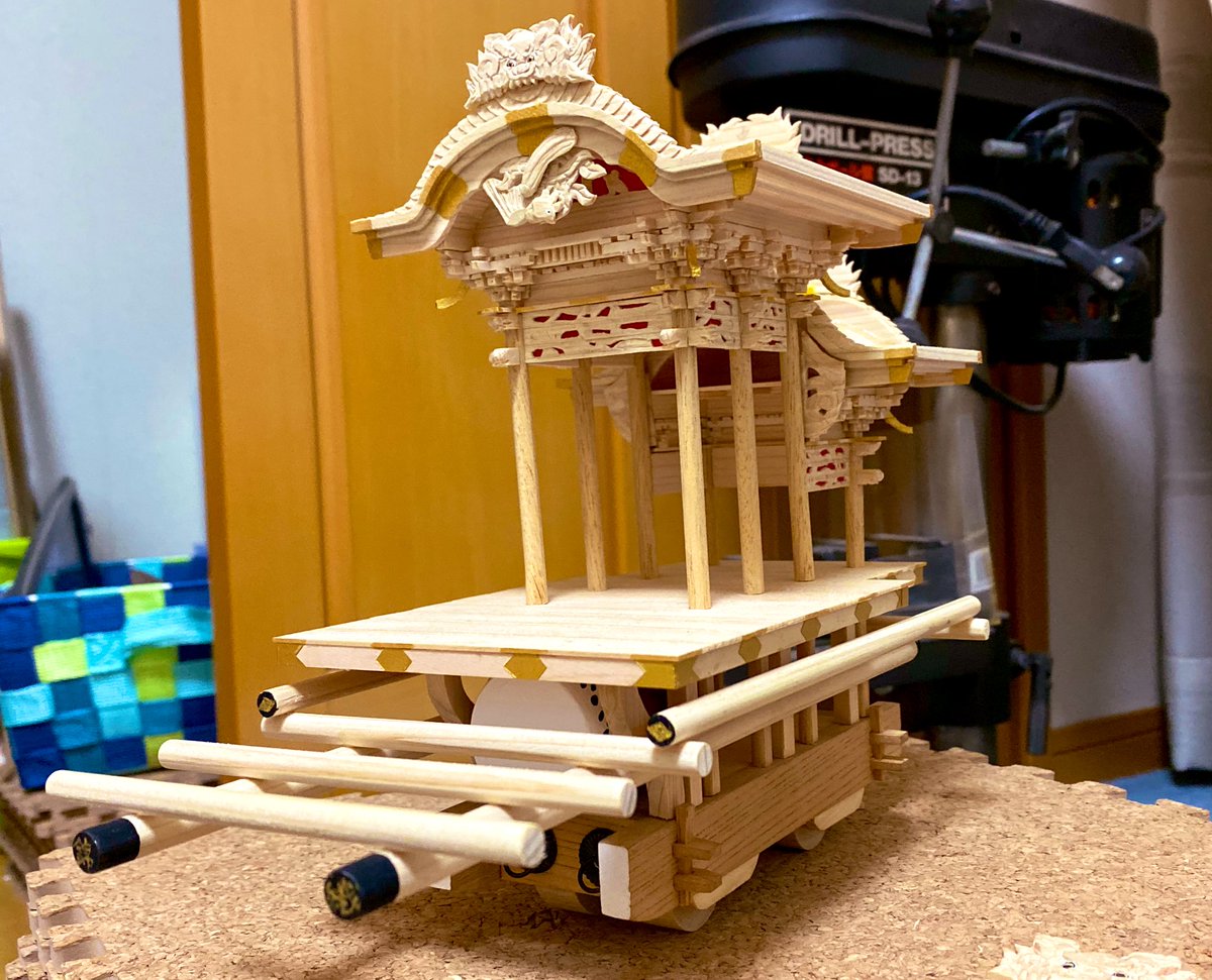 石川型ミニだんじり 獅噛‼︎