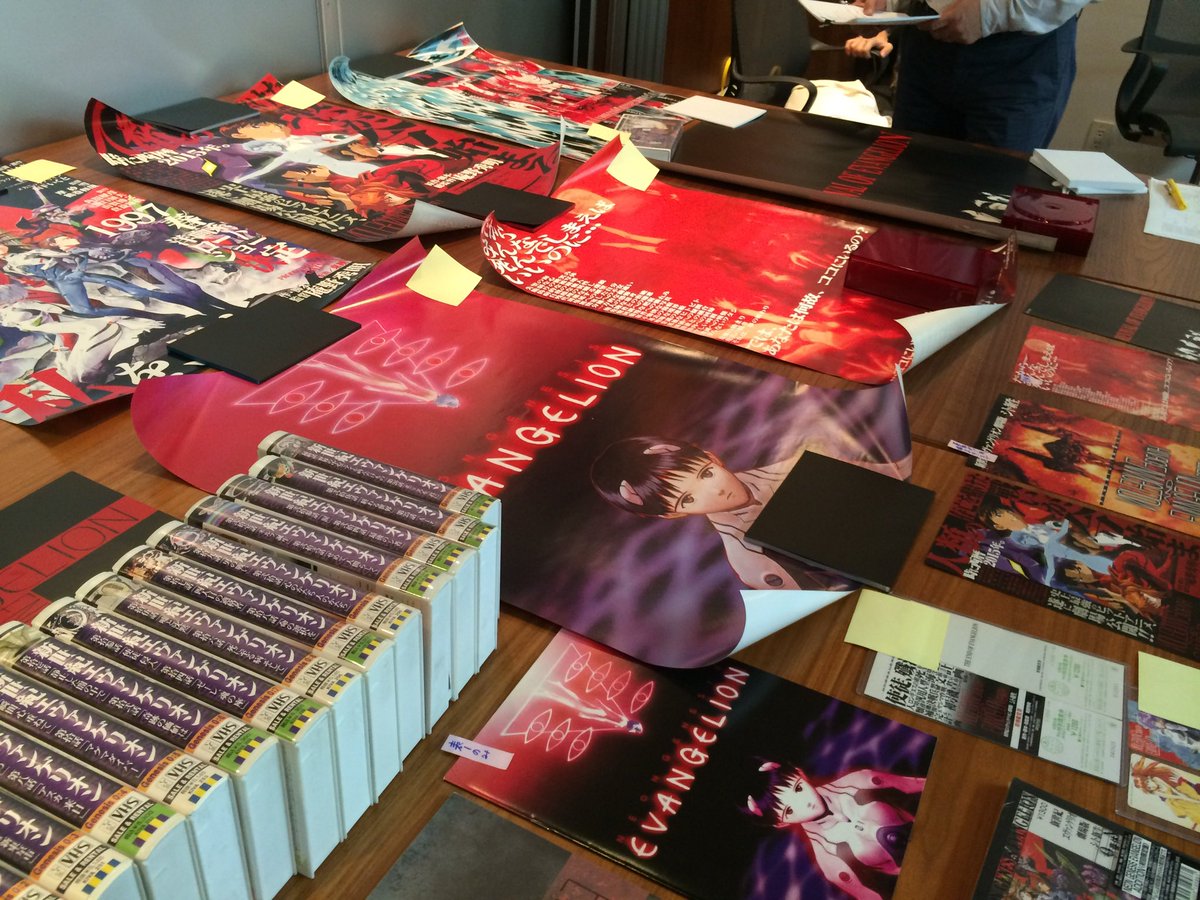 エヴァ歴史メモ】 90年代のポスター、VHS、チラシ、パンフレットなど