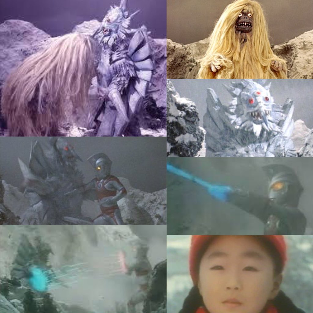 ウルトラマンA 第42話「冬の怪奇シリーズ 神秘！怪獣ウーの復活」 昭和