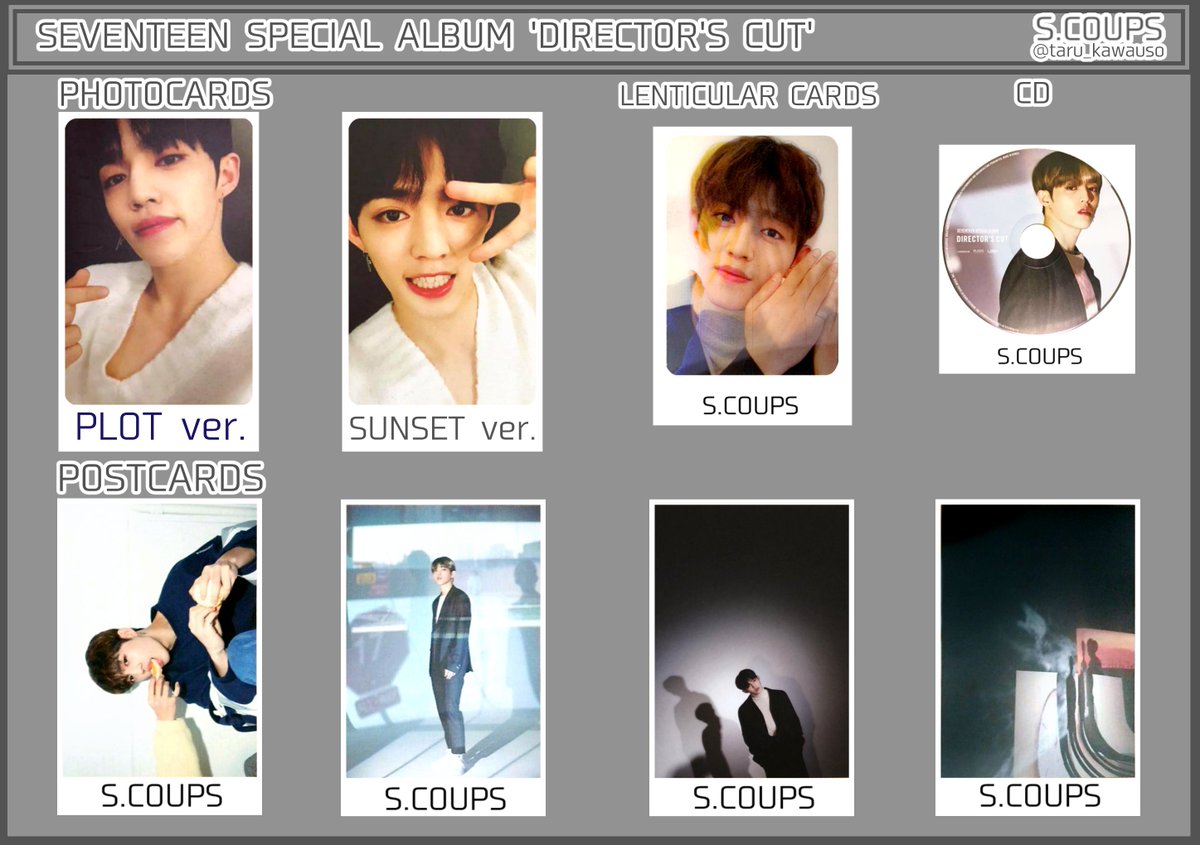 DIRECTOR'S CUT フォトカード CD レンチキュラーカード ポストカード