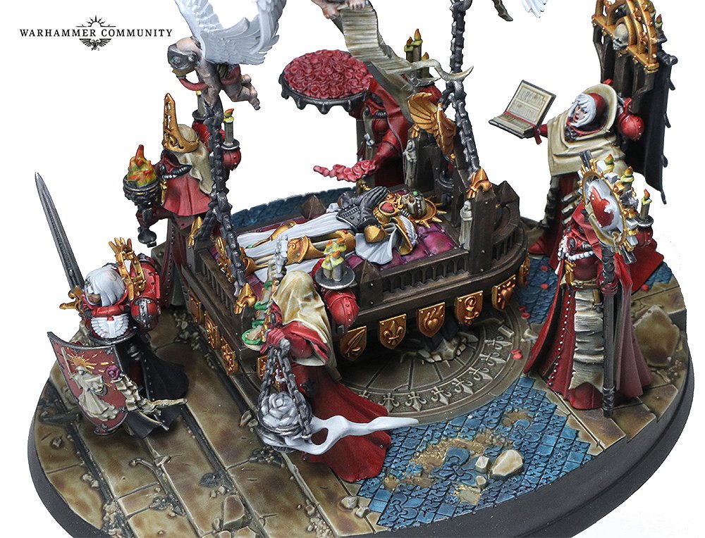 40k新製品】アデプタ・ソロリタスの荘厳な新ミニチュア「聖カトリーヌ