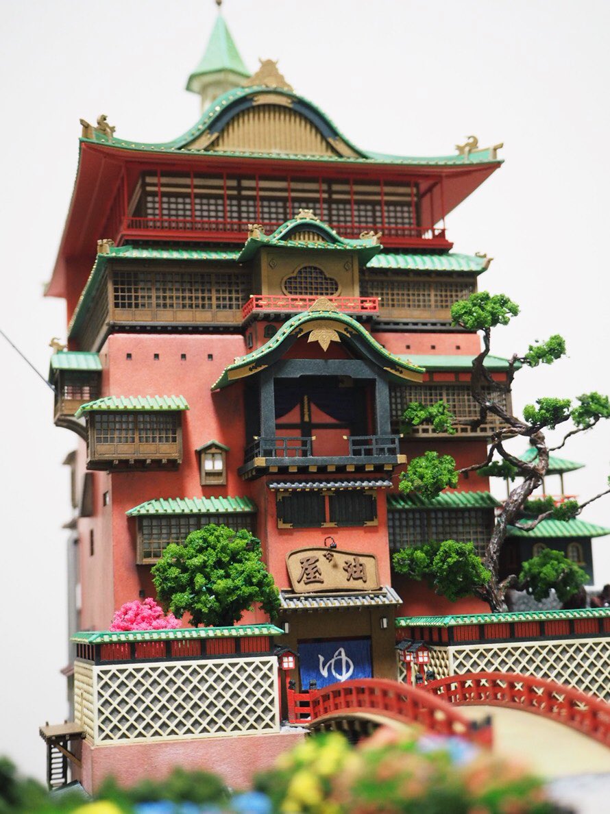 千と千尋の神隠し 油屋 完成写真 外観 #ジブリ #千と千尋の神隠し