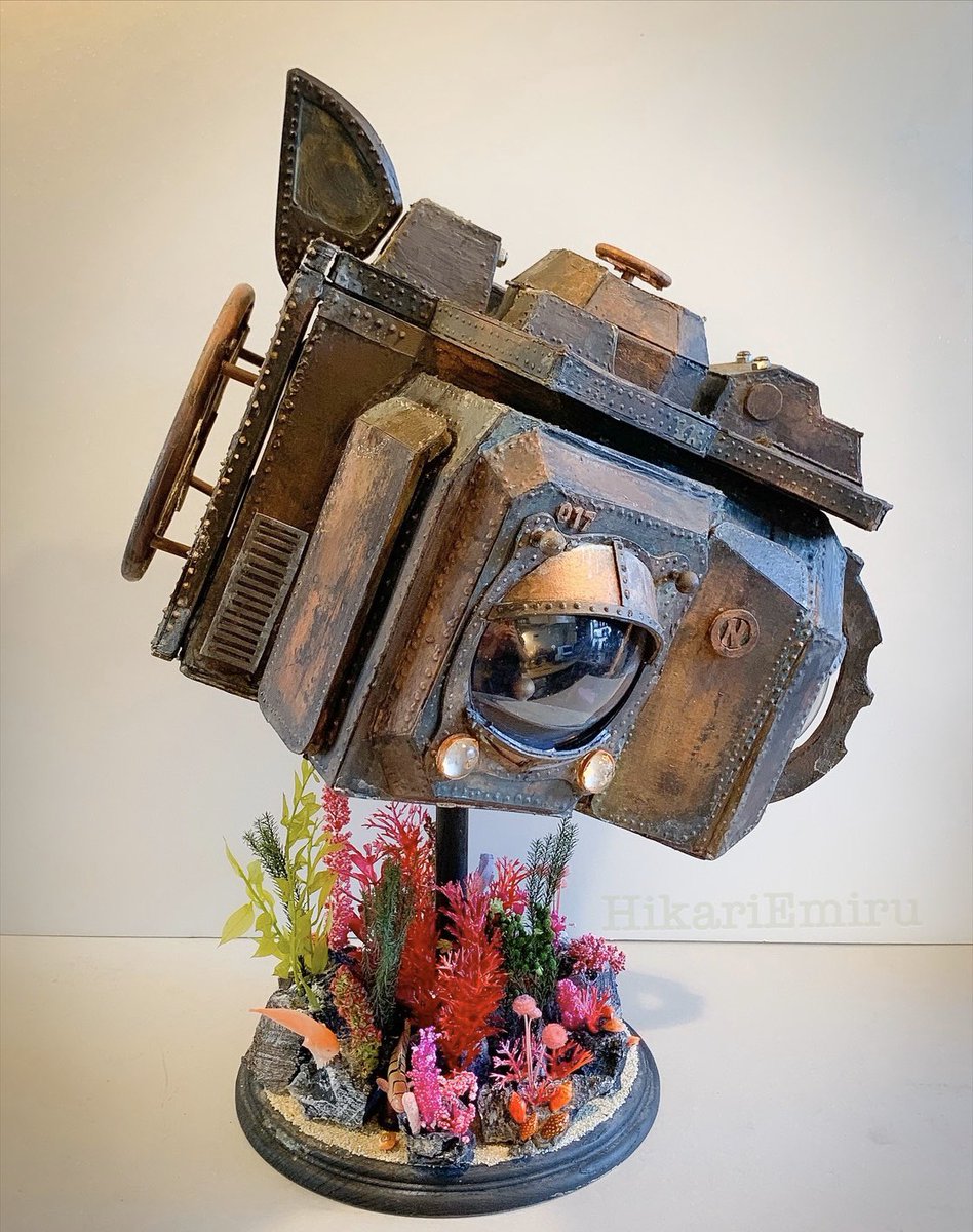 ついにできました！ 海底2万マイルのアトラクション模型です！🦑 僕が