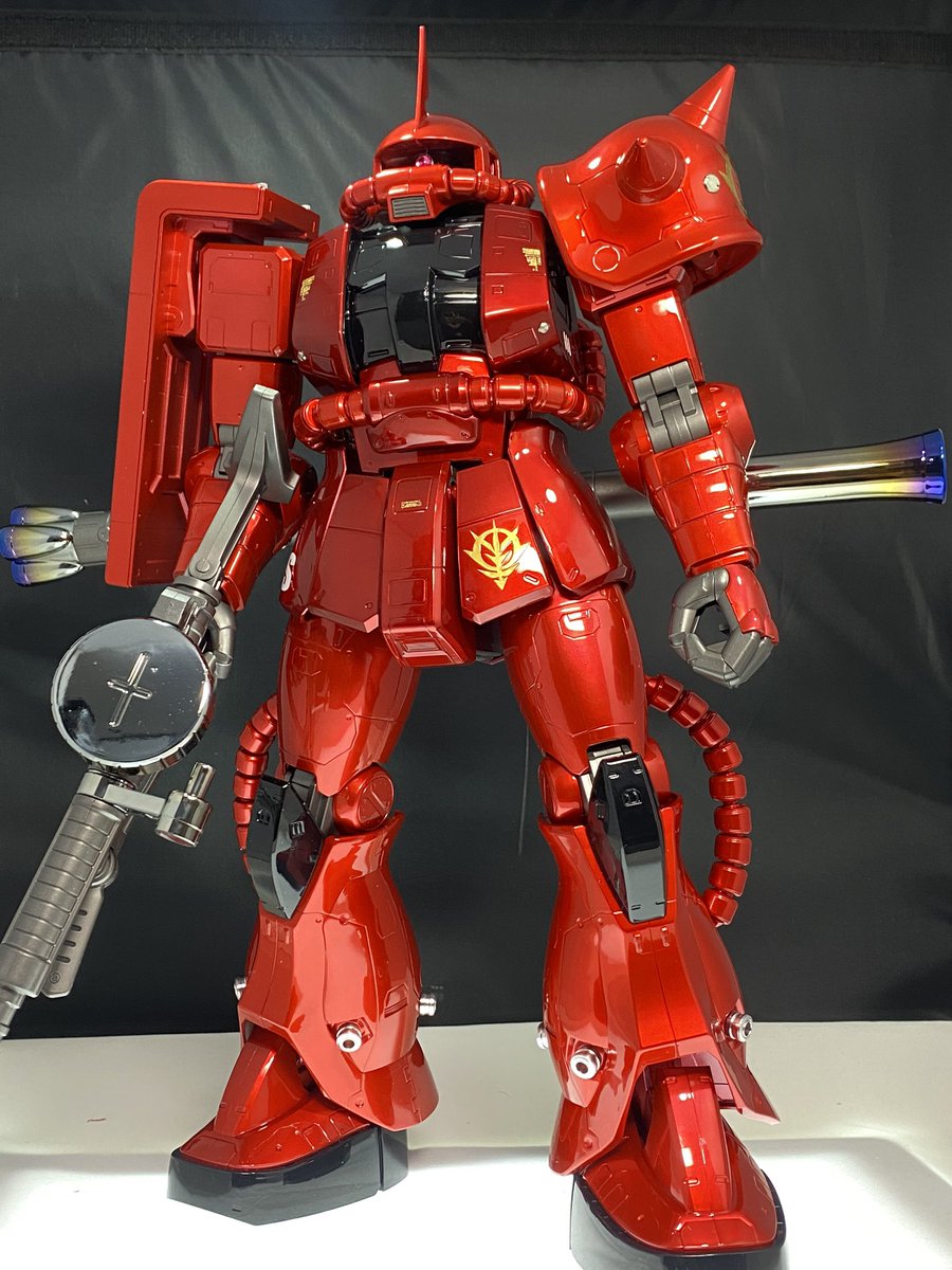 メガサイズ シャア専用ザク キャンディ塗装