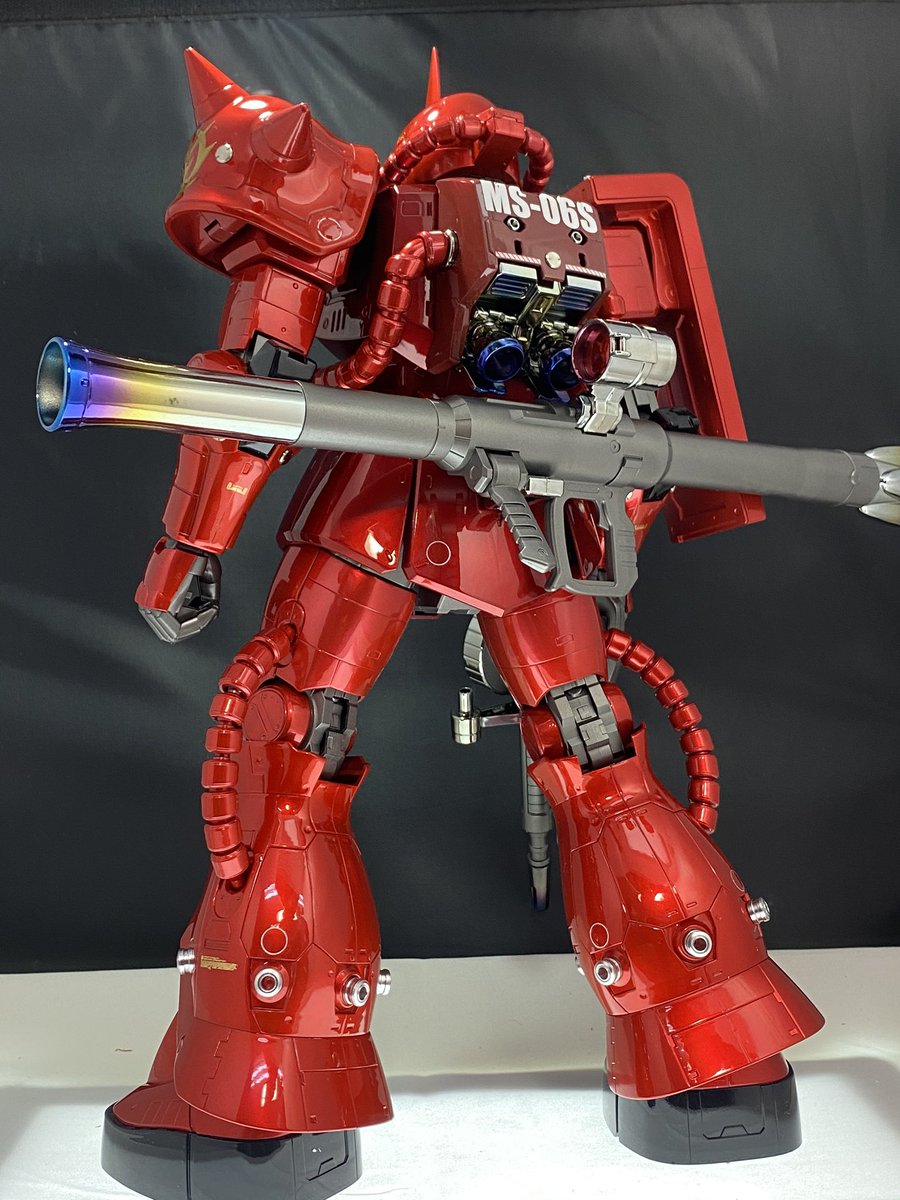 メガサイズ シャア専用ザク キャンディ塗装