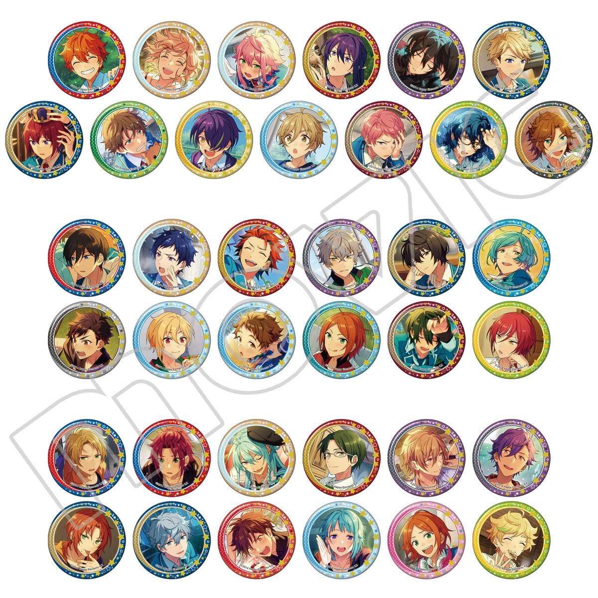 あんさんぶるスターズ！】キャラバッジコレクション Idol School Days