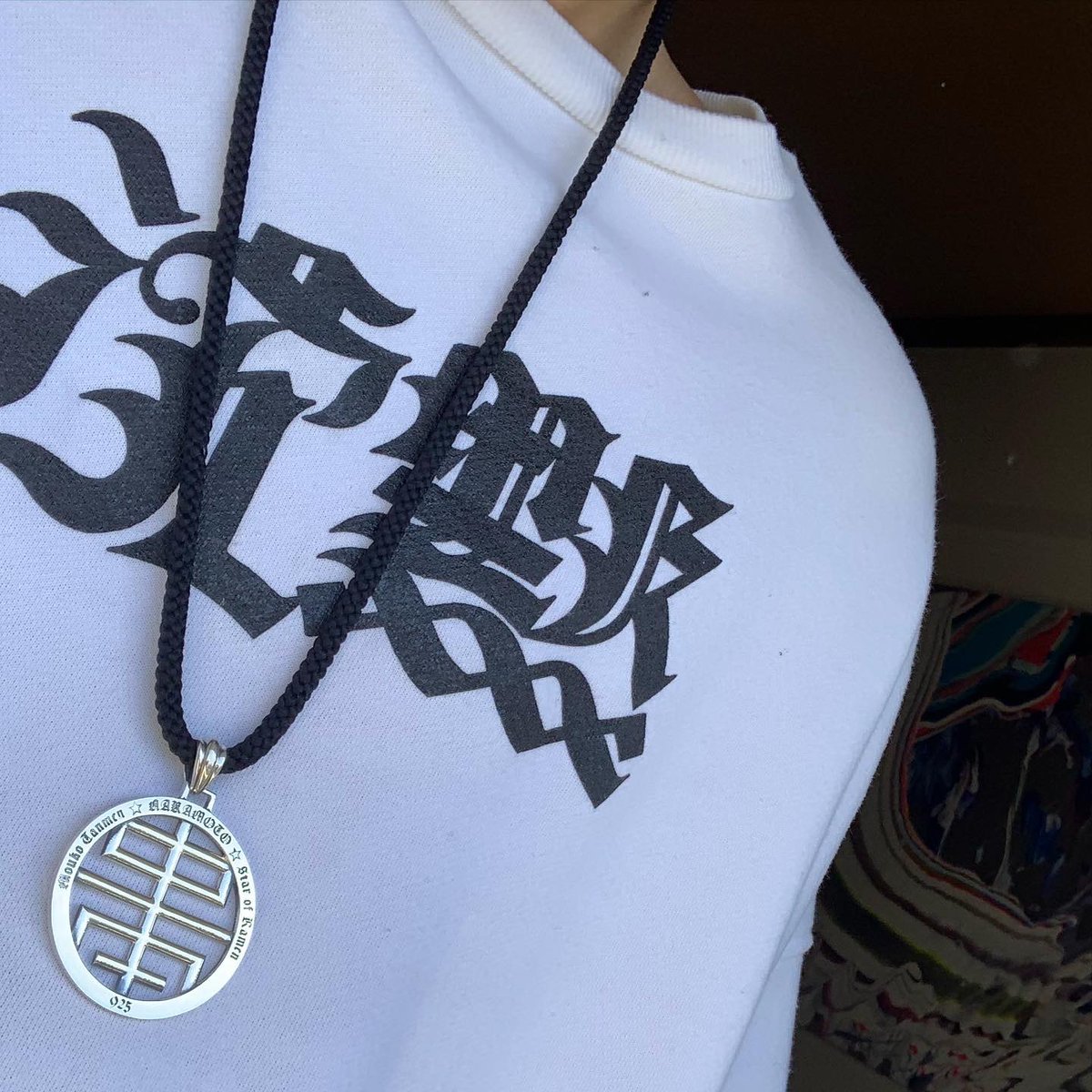 超ILLな中本グッズの最高峰、925ネックレスのおでまし。 #蒙古タンメン中本