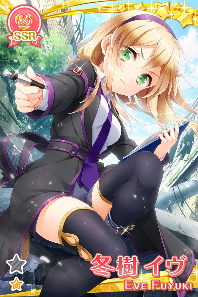 新生徒登場！】 ｢[裏世界]冬樹 イヴ｣のご紹介。カードエピソードのCVは