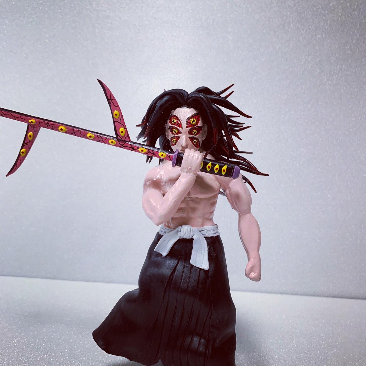 黒死牟 こくしぼう作ってみた。 #黒死牟#こくしぼう#鬼滅の刃#少年