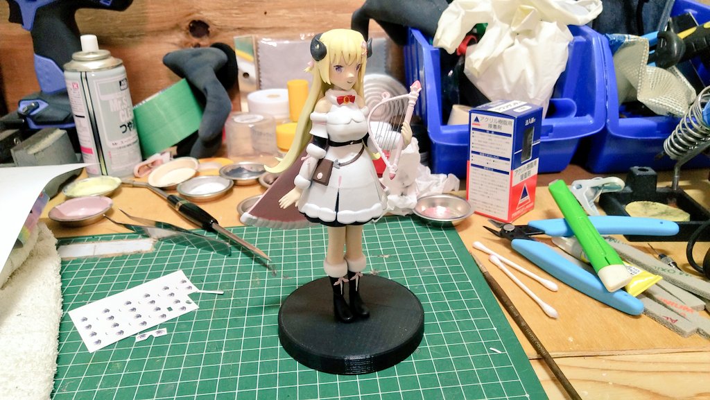 ホロライブ4期生、角巻わためさんのフィギュアようやく完成しました