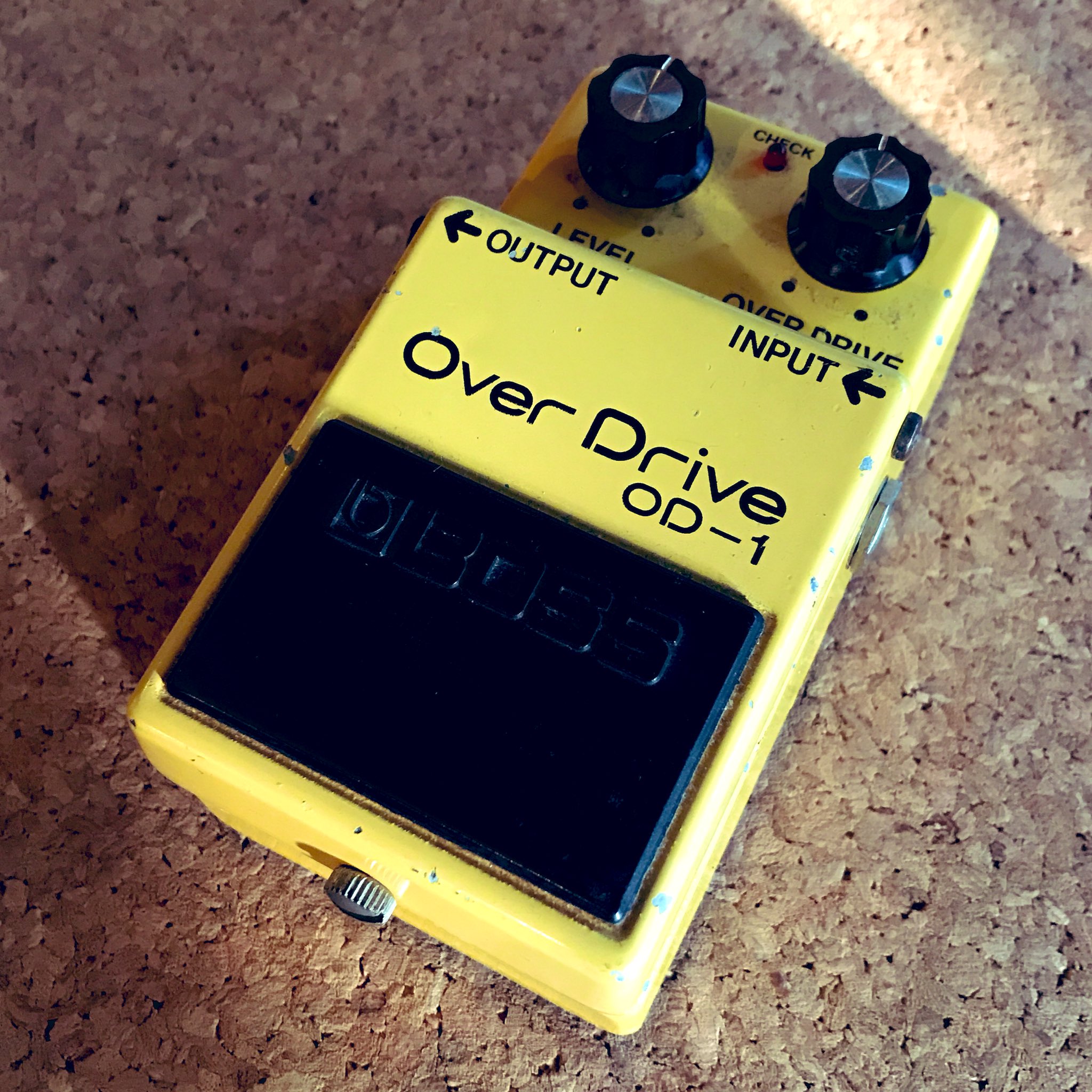Boss OD-1銀ネジ - TOKYO EFFECTOR