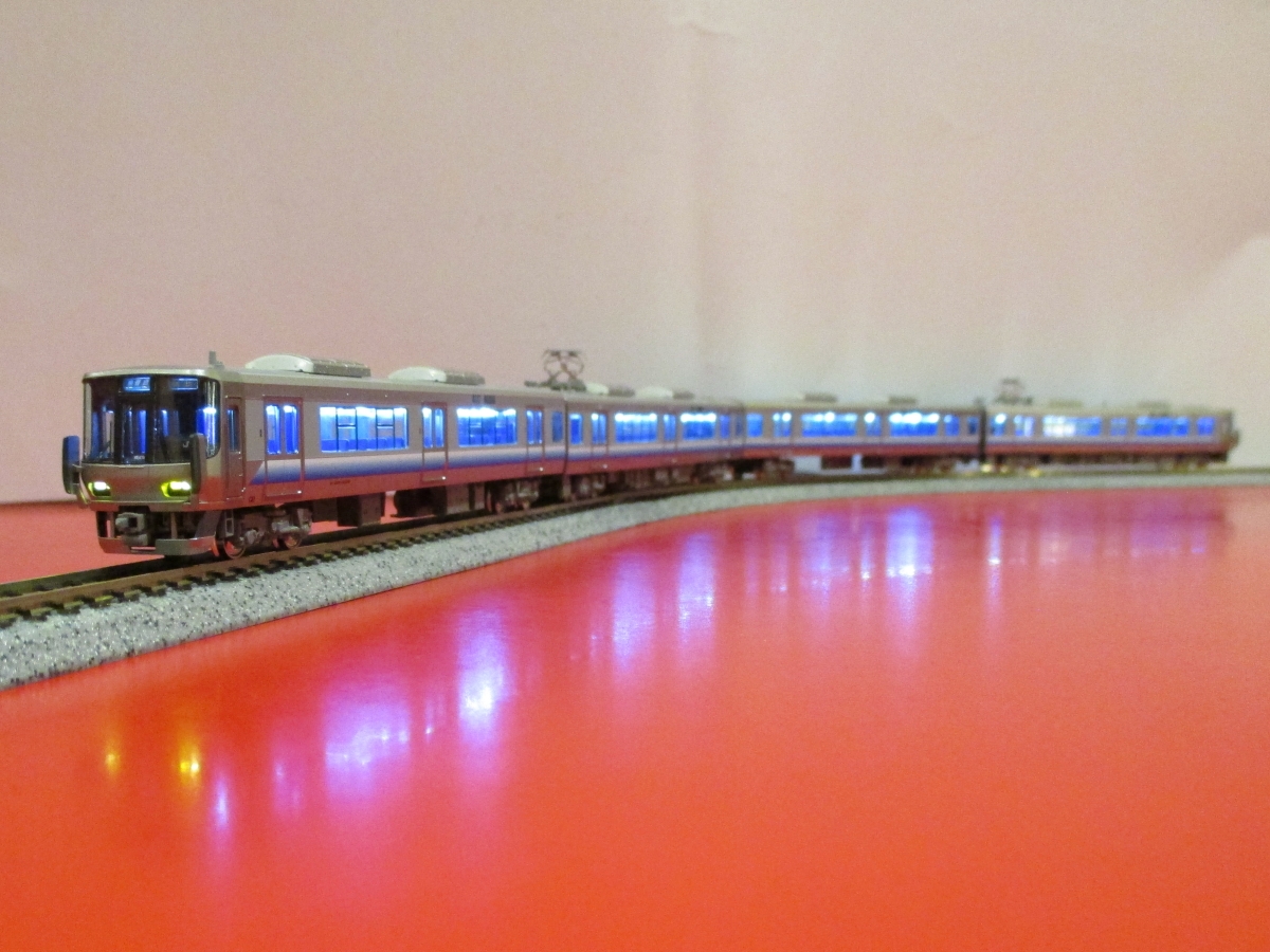 幅広く活躍中】223系2500番台タイプ 4両セット グレードアップ特製品