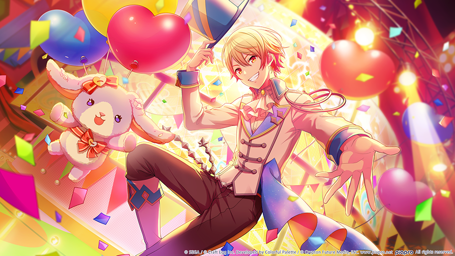 カラフル放送局】 🎊☆3特訓後カードイラスト🎊 天馬司のイラストを