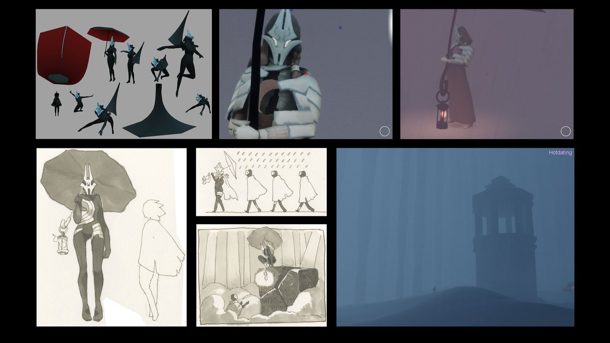 Skyの7日間：雨林 🎨：この頃の大精霊は少し怖い印象を持っていまし