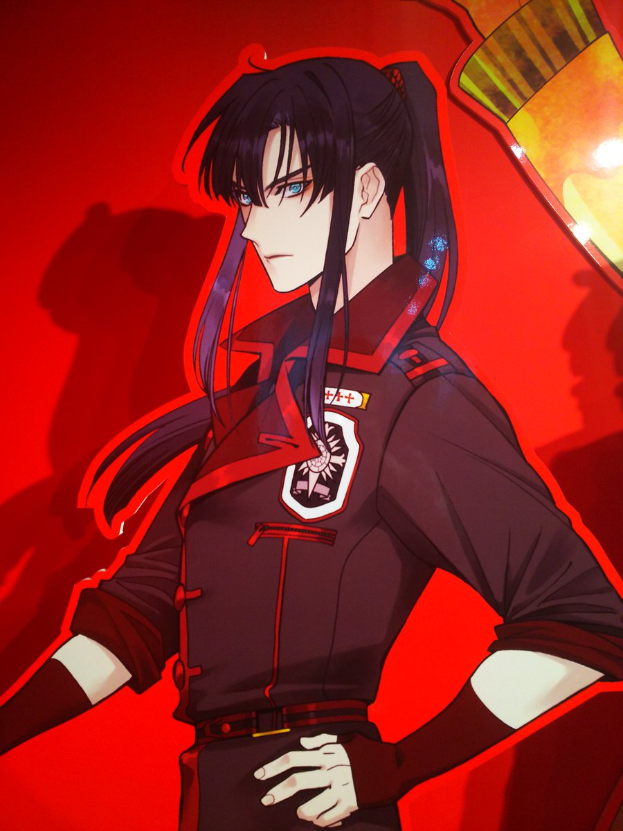 D.Gray-man原画展 撮影可能コーナー パネル 神田ユウかっこよすぎる