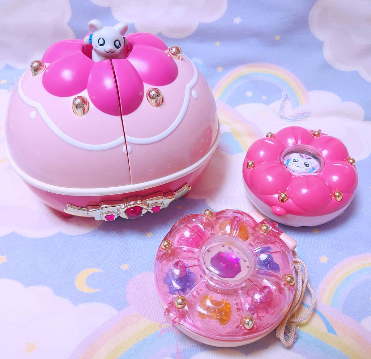 リボンちゃんのミラクルジュエリーボックス💫 ハム太郎グッズは小さい