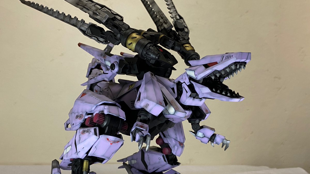 ゾイド HMMバーサークフューラー完成しました！ キット自体は特に弄ら