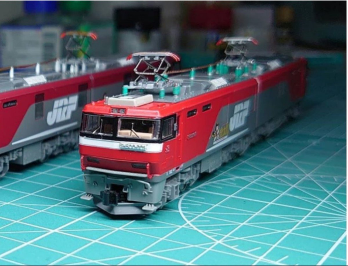 EH500-901(クマイチ)風を作ってみました😄 実車と異なる箇所があります