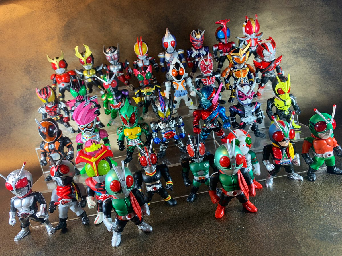 コンバージ仮面ライダー 主役勢で😊 次弾で令和ライダー2人目