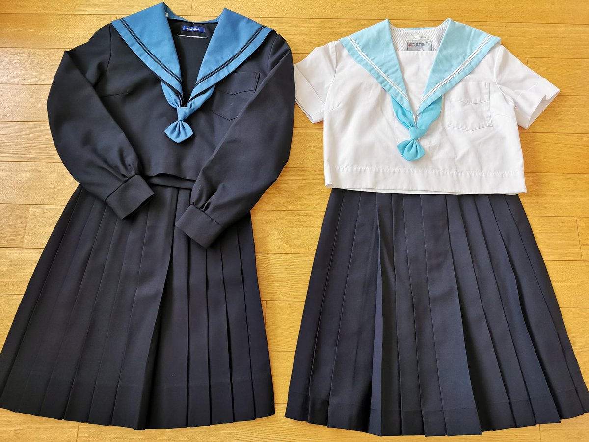 大阪府立夕陽丘高校の制服セットを買い取らせて頂きました！ 青い襟