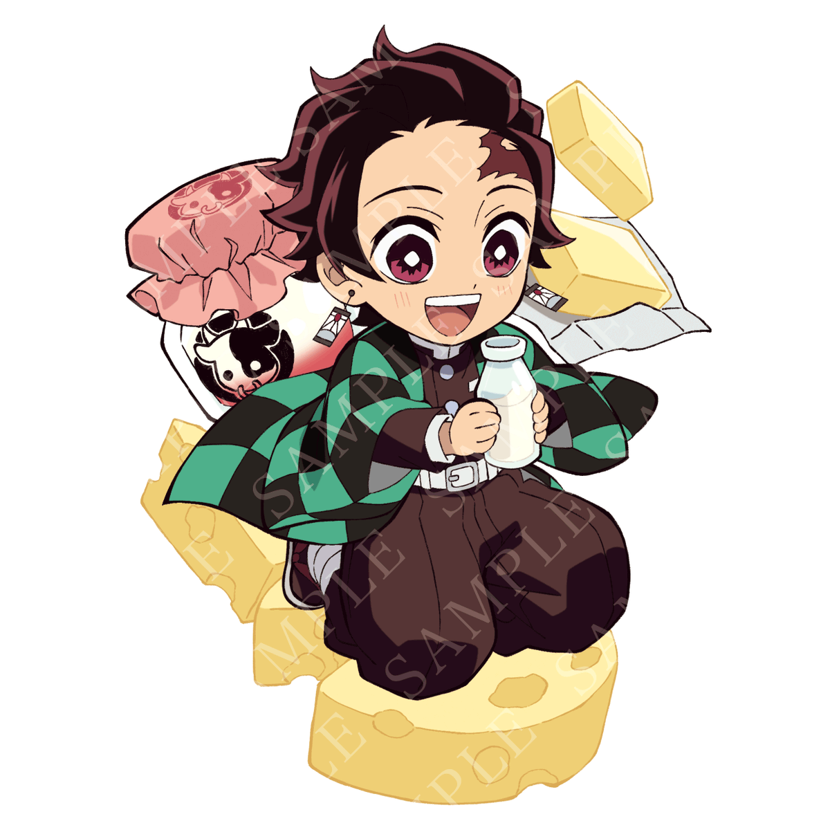 鬼滅の刃　柱書き下ろしイラスト 竈門炭治郎 72個セット 鬼滅の刃 “柱”テーマの描き下ろし第7弾 しのぶとカナヲのイラスト公開!