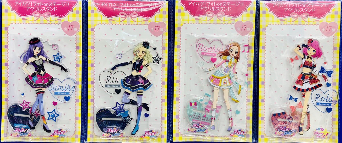 商品情報】4階B館に『アイカツ! フォトonステージ!! アクリルスタンド