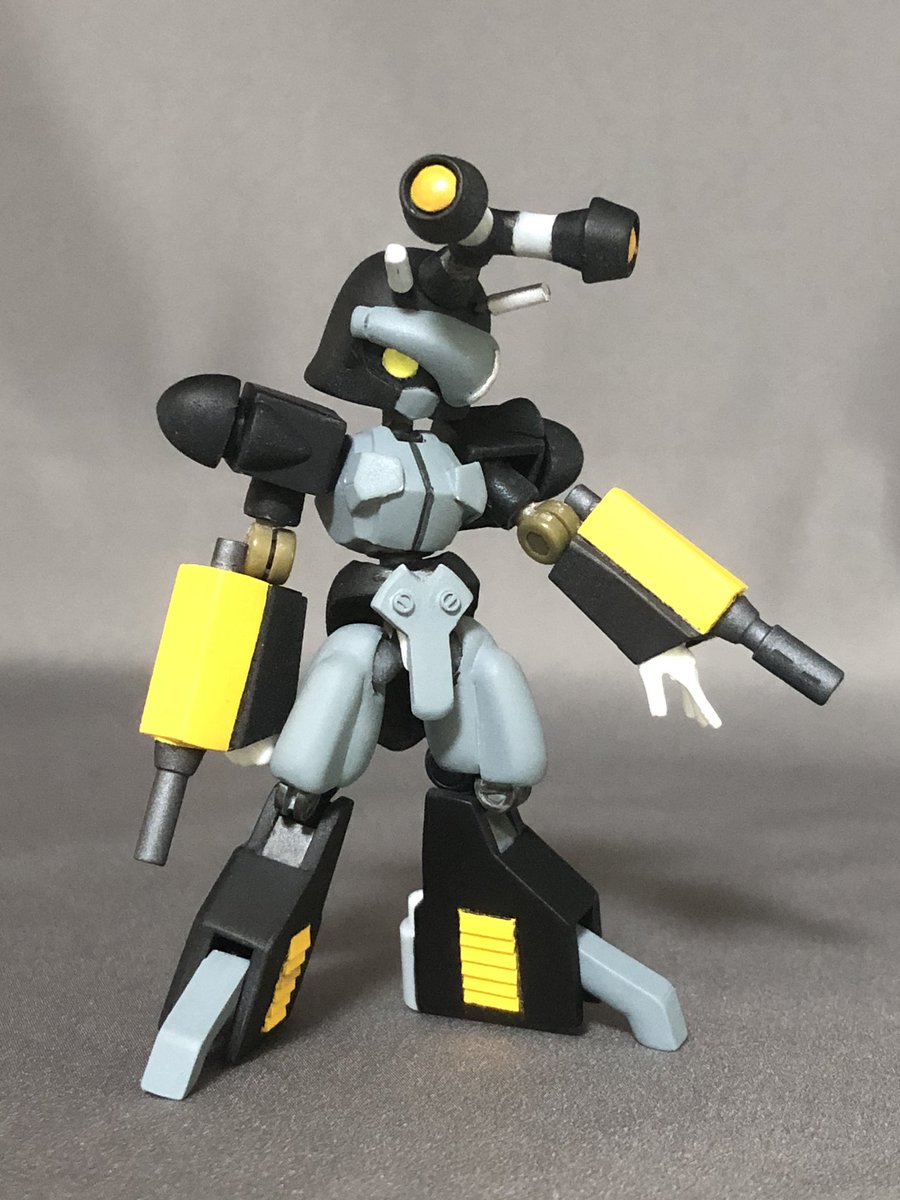 ◼️KBT:カブトムシ型メダロット 『ブラックビートル』完成しました