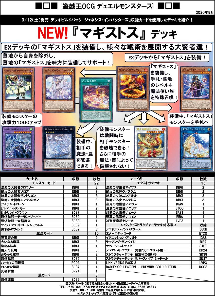 📝デッキレシピ紹介】『デッキビルドパック ジェネシス・インパク