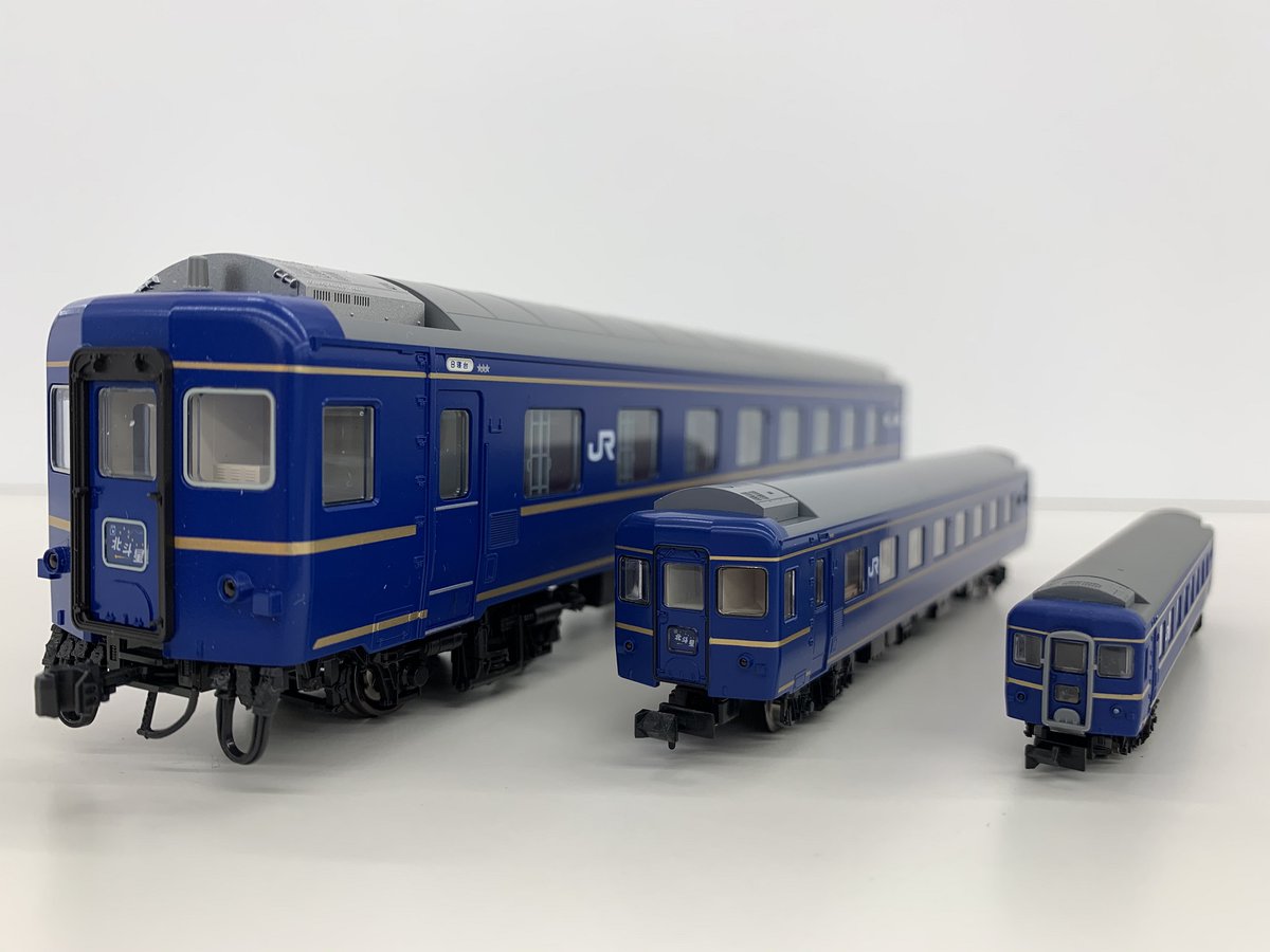 TOMIX HO-9011 JR24系25形（北斗星JR東日本）増結 室内灯つき JR 24系