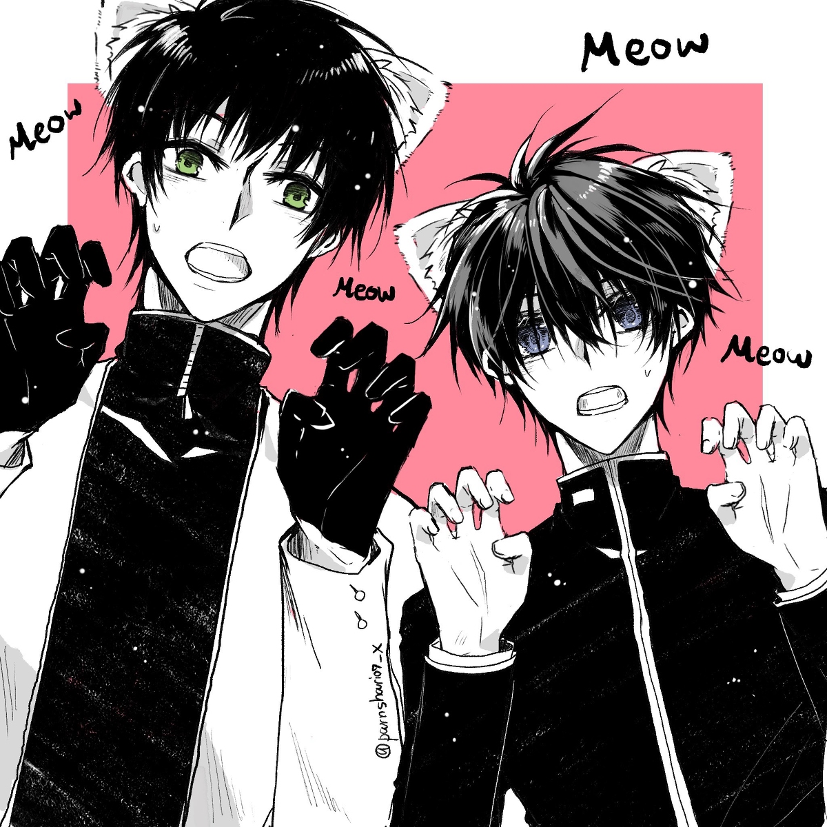 昴神 meow♥ #CLAMP #司狼神威 #X(漫画) #皇昴流 #東京BABYLON #昴神