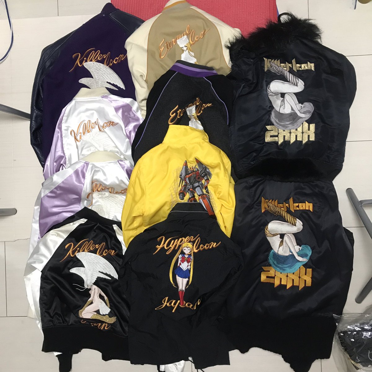 beauty:beastのvsシリーズの刺繍物を整理の為引っ張り出してみたが引く