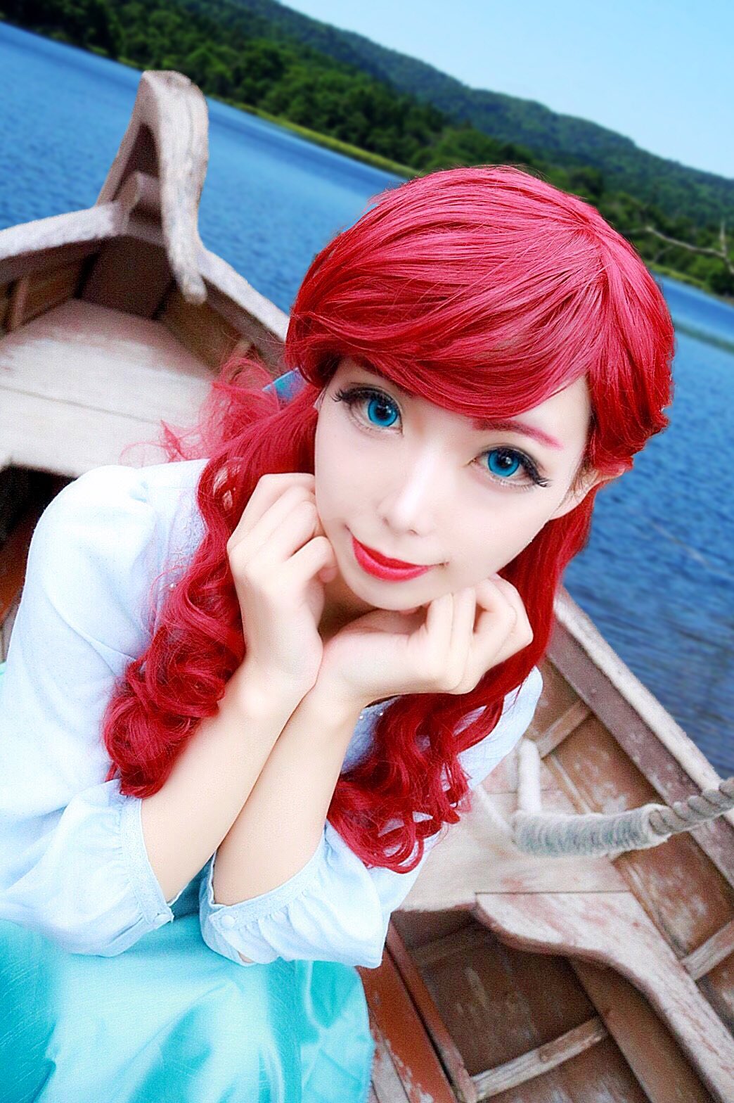 Dハロ アリエル 風 町娘 キスザガール ウィッグ