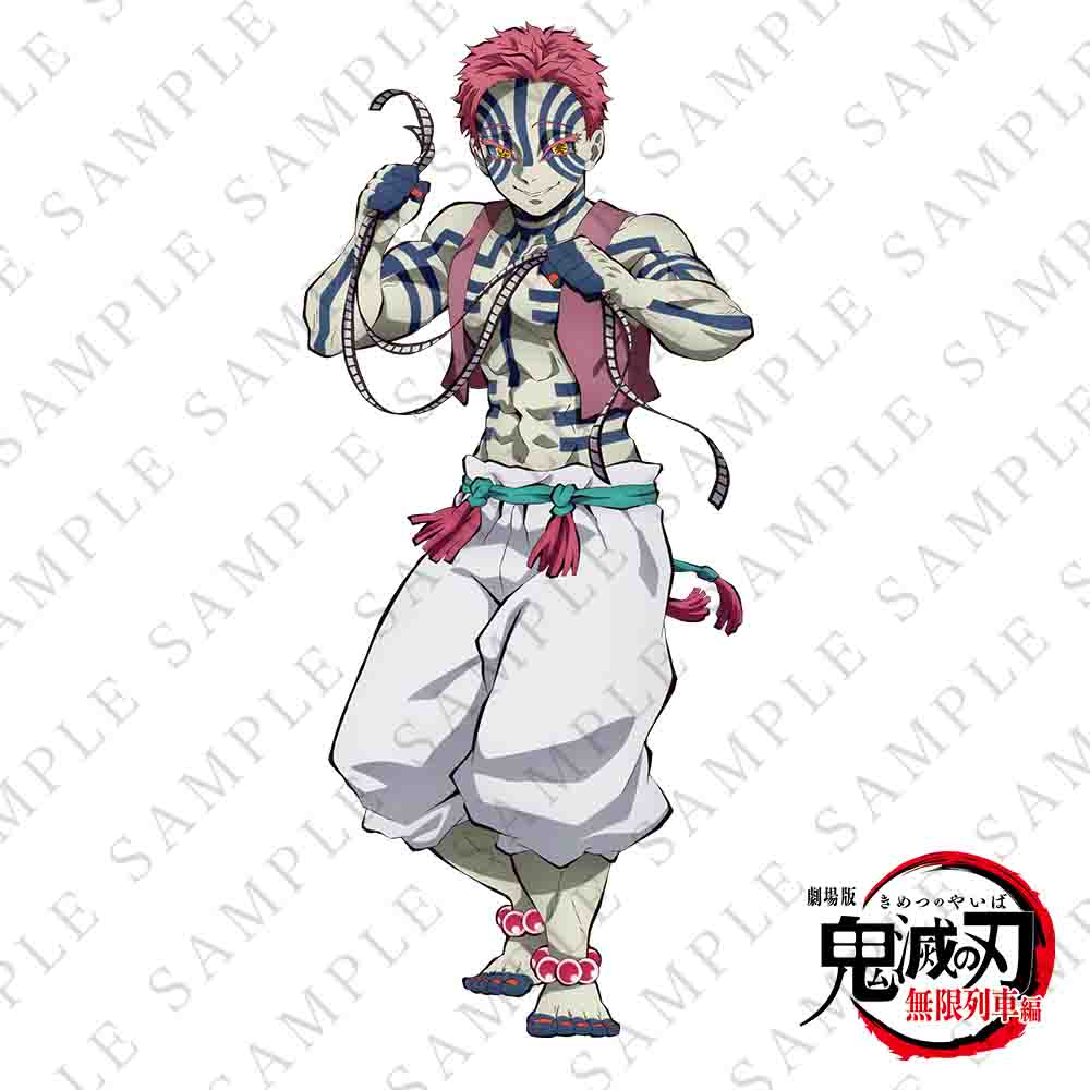鬼イラスト 猗窩座 アクリルスタンド 鬼滅の刃 鬼襲来