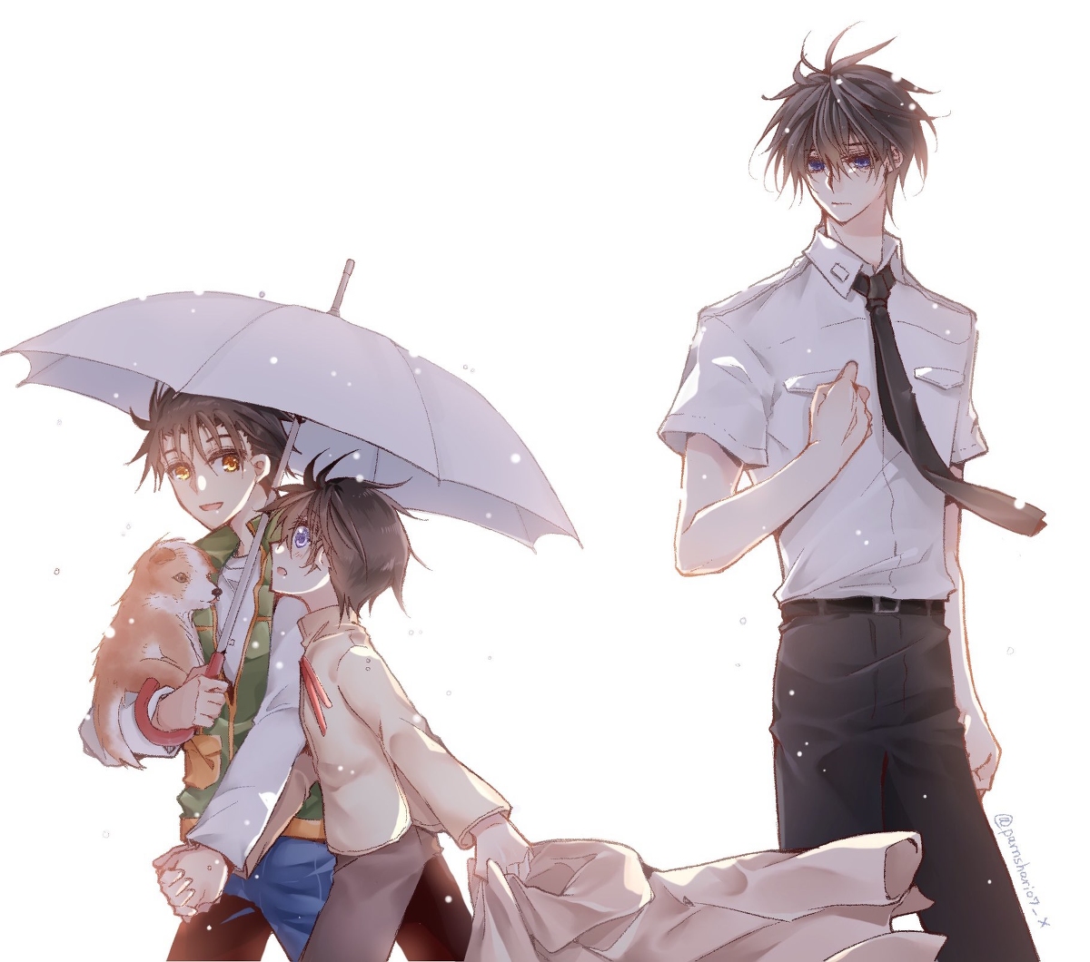 X3 プロモーションカード 司狼神威 CLAMP 桃生封真　原作絵　2002 X