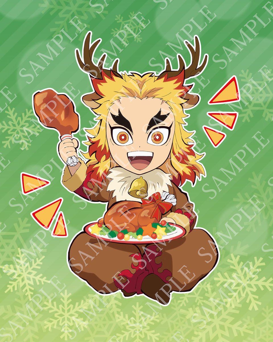 🎄「鬼滅の刃」クリスマスみにきゃらイラスト🎄 各キャラクター