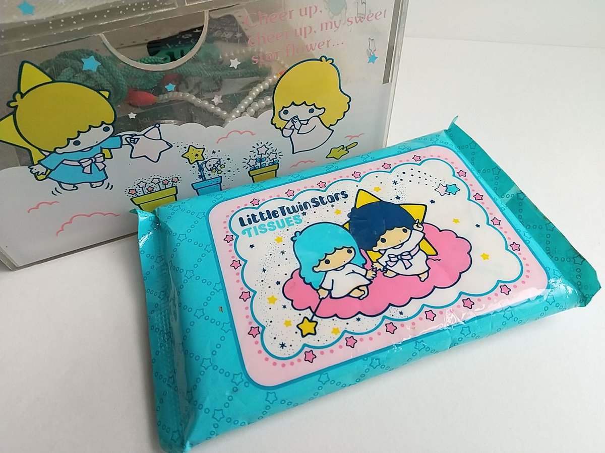 1976年 サンリオ #キキララ のポケットティッシュ(当時40円)✨ この