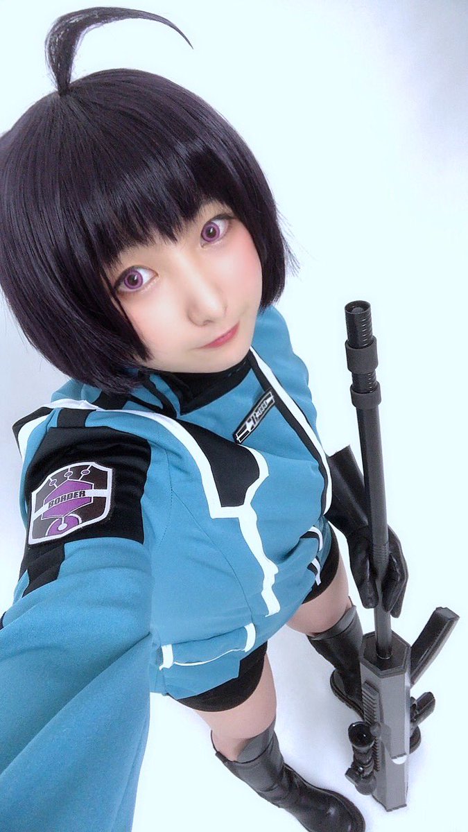 そいえば、今年のコス初めはワートリの雨取千佳ちゃんでした☺️玉狛