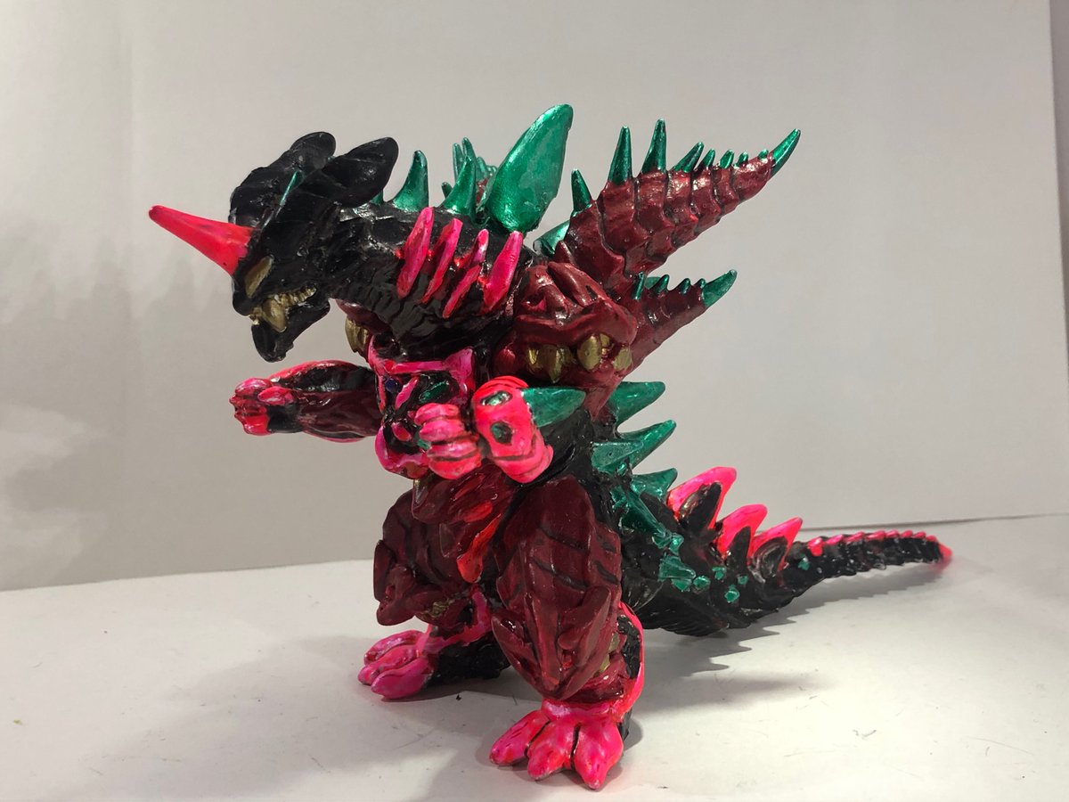 21cm 禍々アークベリアル ソフビ 無版権 パチ 怪獣 ウルトラマン