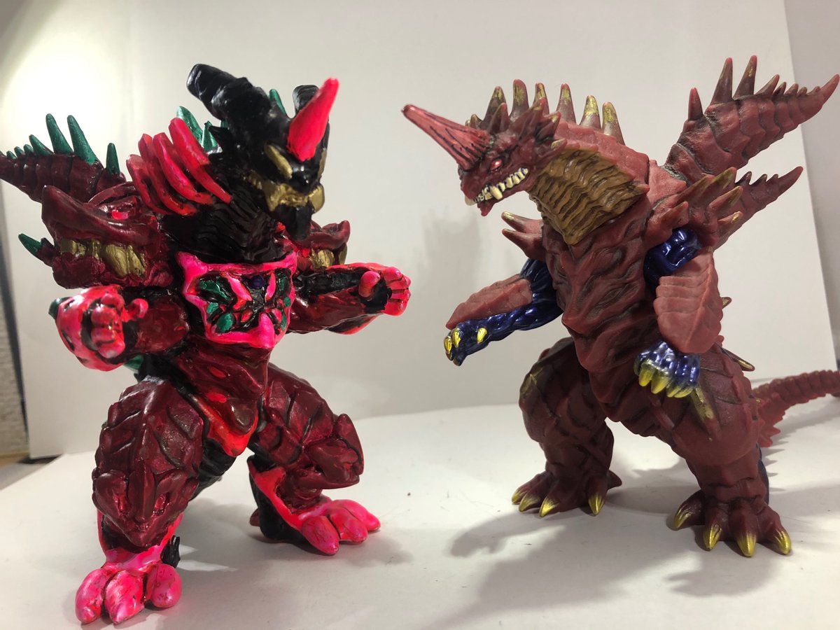 21cm 禍々アークベリアル ソフビ 無版権 パチ 怪獣 ウルトラマン