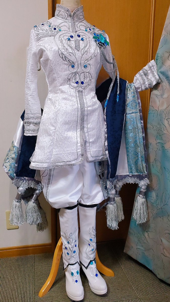 白まほヒースできた😂 めちゃくちゃ可愛いジャガード使った💓布は全部