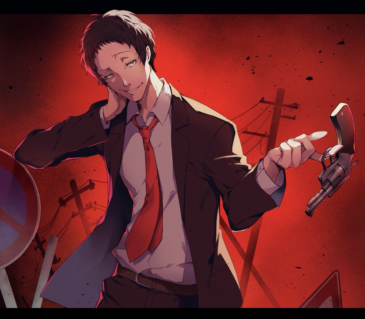 ゲス顔黒足立さん #ペルソナ4 #足立透