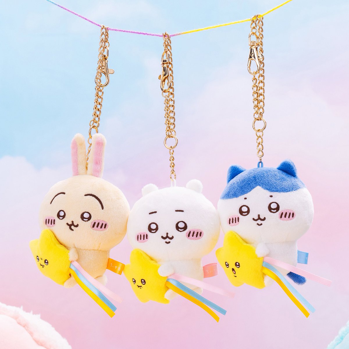 🌱新商品🌱 『流れ星マスコット』 （#ちいかわ／#ハチワレ／#うさぎ