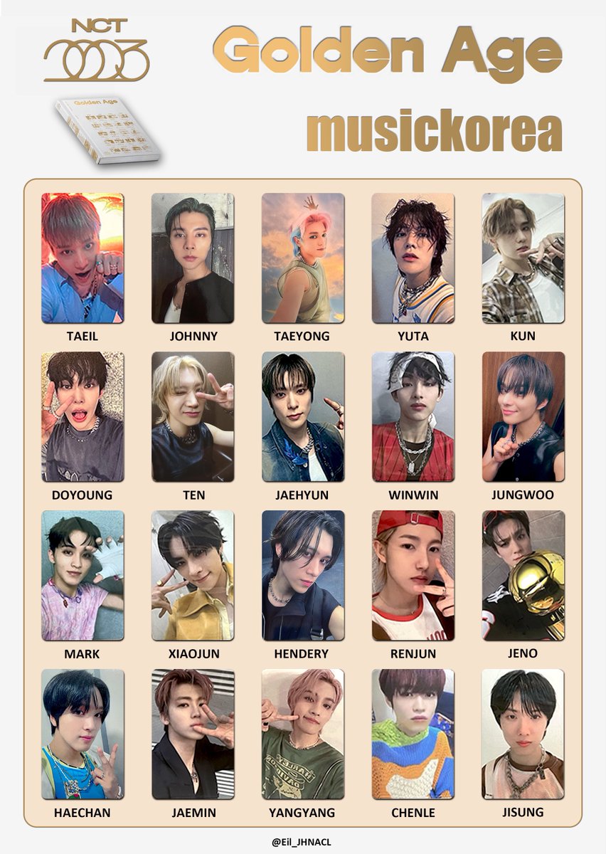 nct 2023 golden age photocard template 엔시티 골든에이지 포카
